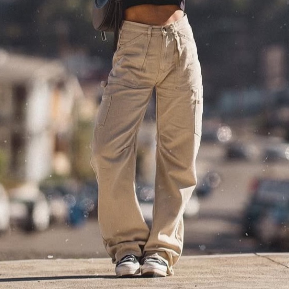 Lioness Tan Cargo Pants